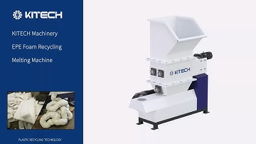 EPE hot melt Recycling Machine Reducing Foam Volume By Up To 90%