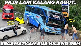 Seconds Seconds Bus Brake Fails When Passing Extreme Roads