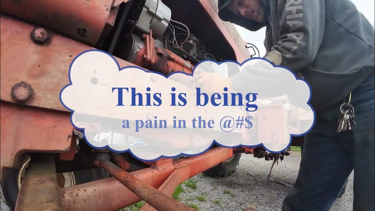 Allis Chalmers 190XT quick fuel pump - YouTube