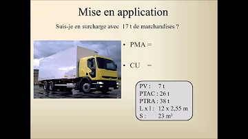 Comment calculer la charge utile d'un porteur ?