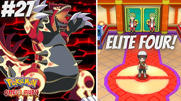 Omega ruby LIVE NUZLOCKE with a twist! #27 Elite Four!!!