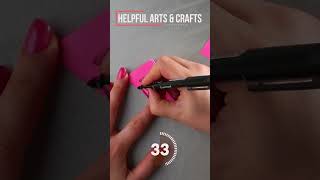 How to make paper heart decoration easy screenshot 3