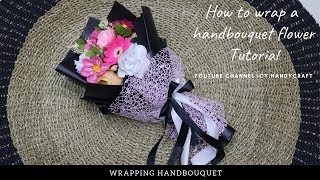 CARA MEMBUAT BUKET BUNGA FLANEL | HOW TO MAKE A  BOUQUET FLOWER | DIY TUTORIAL WRAPPING FLOWER