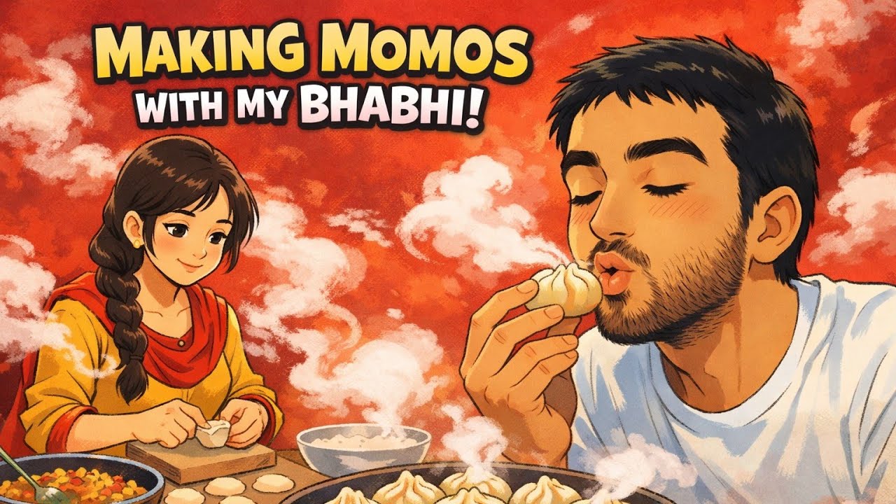Vlog-19 | Desi Home Made Momos 🤤 | #trending #viral #funny #new #vlog #trend #food #comedy #love 
