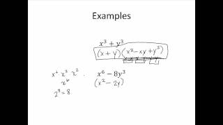 Full Factoring Special Forms Cubes Update