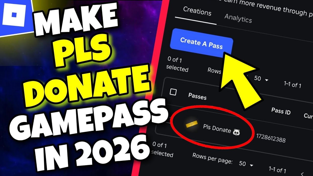 2026 How To Make A Gamepass In Pls Donate In Roblox Mobile UPDATED 