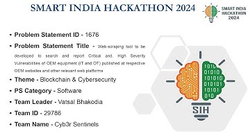Patch Pilot  | Web-scraping Vulnerability Reporting Tool | Cyb3r Sentinels | PS1676 | SIH 2024