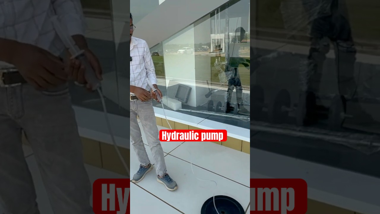 Working hydraulic pressure ( fluid mechanics ) PART 3 #experiment