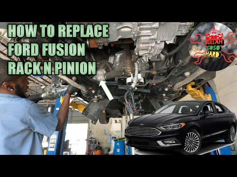 ford fusion rack and pinion replacement (DIY) - YouTube