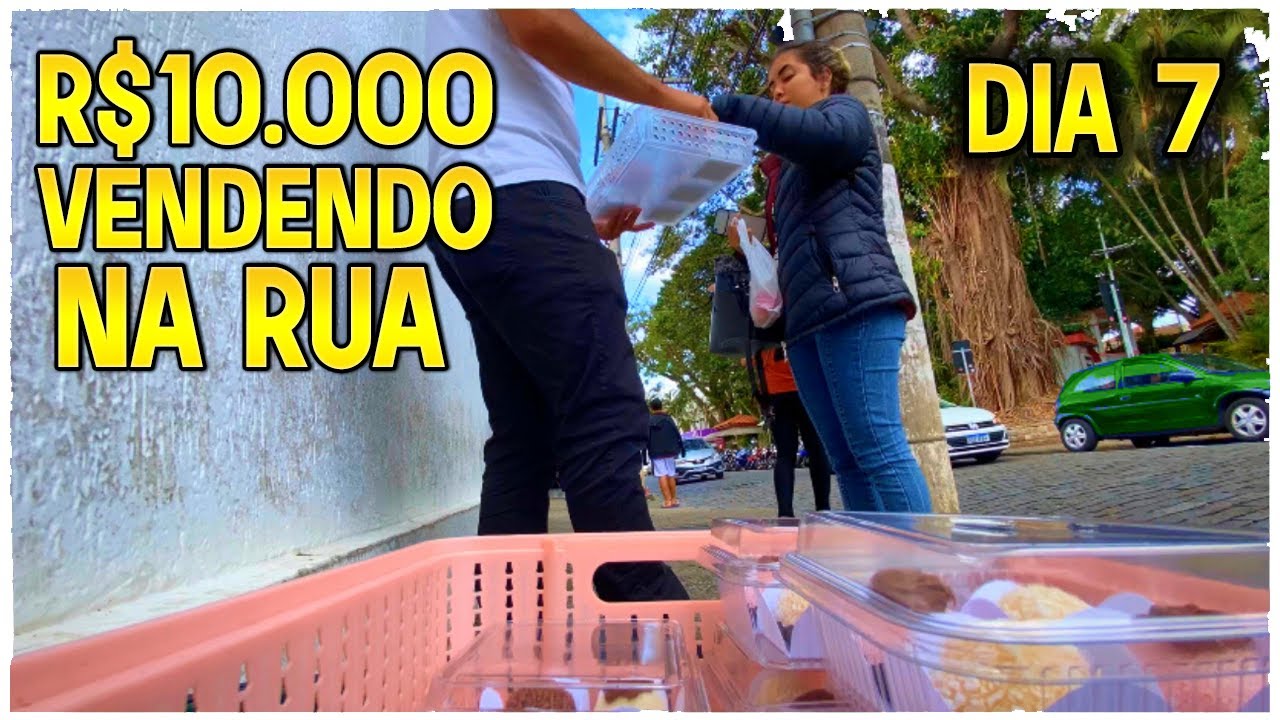 MAIS DE 500 REAIS VENDENDO BRIGADEIRO GOURMET NA RUA EM UM DIA