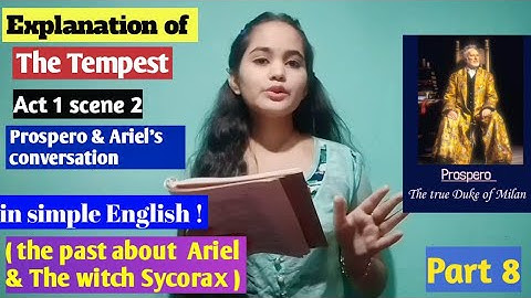 The Tempest Act 1 scene 2 ||  Shakespeares fantasies || part 8