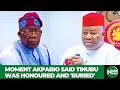 VIDEO: Like Imo State Governor who mistook Buhari death for Tinubu, Senator Akpabio says Nigerians are pleased with the burial of President Tinubu