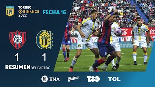 #TorneoBinance | Fecha 16 | resumen de San Lorenzo - Rosario Central