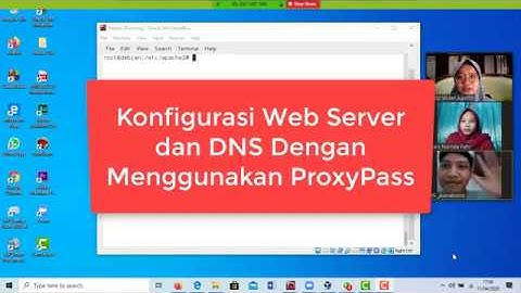 UTS (Project 1) Adm. Jaringan Komputer - Konfigurasi Web Server dan DNS Dengan Menggunakan ProxyPass