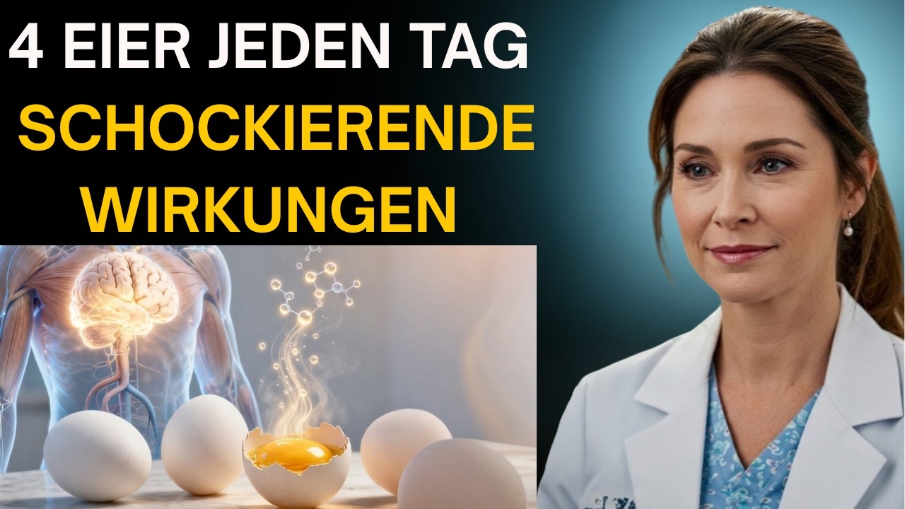 Was passiert, wenn Sie jeden Tag 4 Eier essen? | Gesundheitsarzt