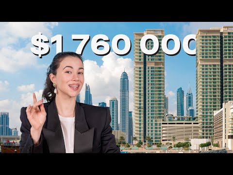 Обзор просторной квартиры с мебелью на Emaar Beachfront в Дубае