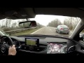 Driving an Audi A6 3.0 TDI Quattro fast on the German Autobahn (Part 1 of 2 )