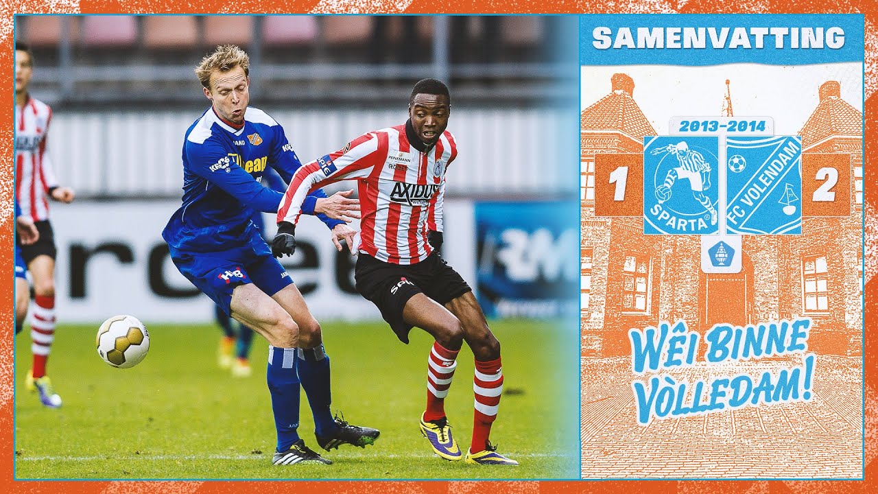 🕺 Mühren en Marengo maken verschil | Samenvatting Sparta Rotterdam - FC Volendam: 1 - 2 (2013-2014)