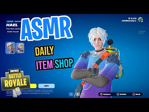 ASMR Fortnite NEW Hael Skin! Daily Item Shop 🎮🎧 Relaxing Whispering 😴💤