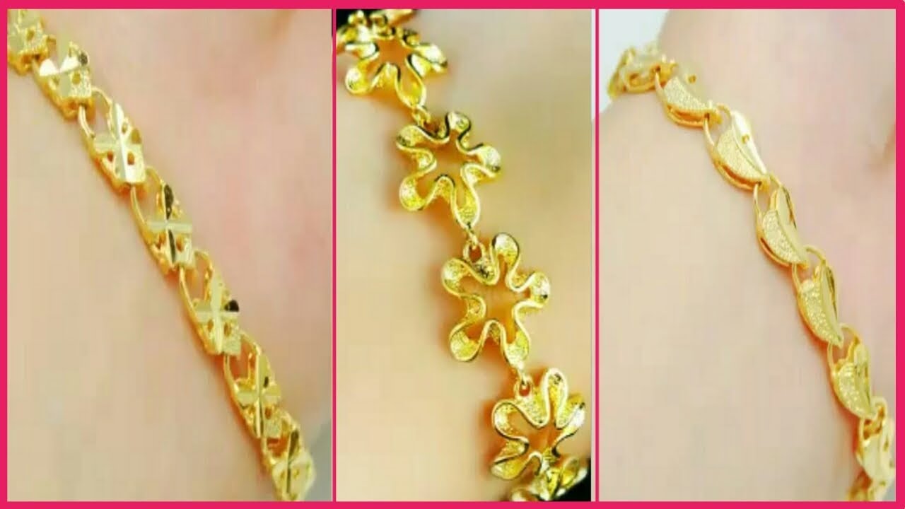 DailyWear Gold Bracelet for Women Latest Jewellery Designs YouTube