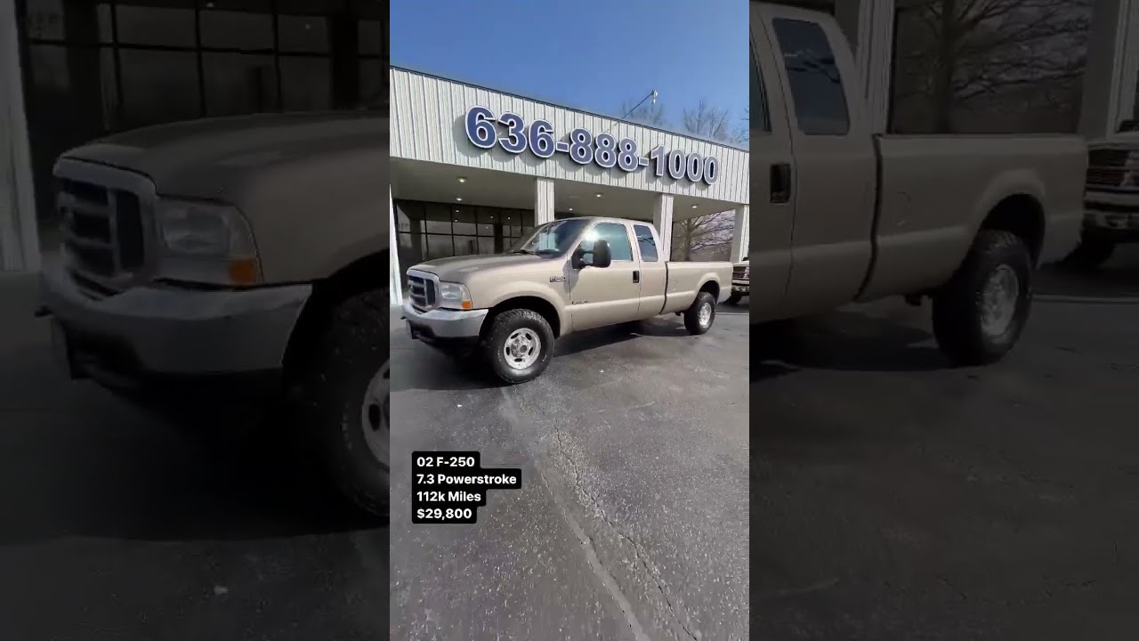 2002 F 250 With A 7 3 Powerstroke Just 112k Miles 29 500 Call Now 636 584 2168