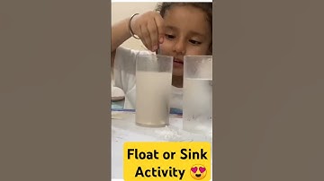 Float or Sink activity for kids | #floating #sink #kids #kidsactivities #activity #shorts #trending