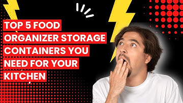 【FOOD ORGANIZER STORAGE CONTAINERS】