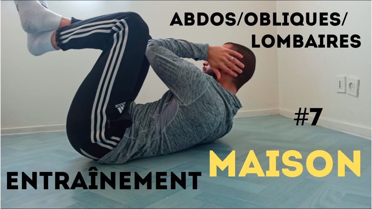 Circuits Abdos/Obliques/Lombaires Sans Matériel à la Maison