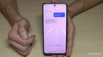 Xiaomi Poco F4: How to change the Text size (Font size)? Tutorial