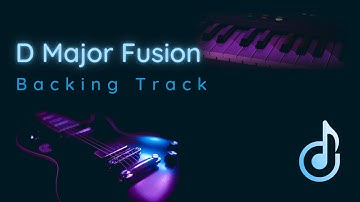 D major fusion backing track for guitar | Inner Spring