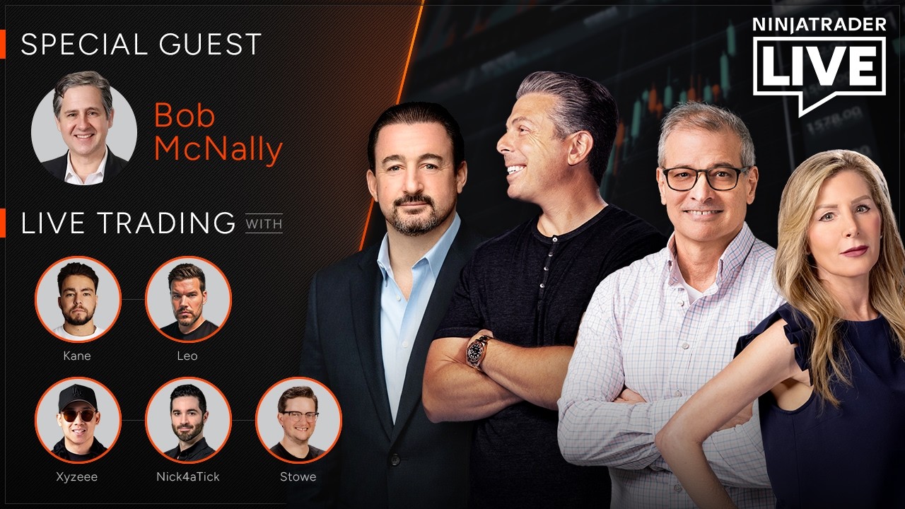 NinjaTrader Live | Trading + Analysis w/ Bob McNally, Kane + Leo, & XY + Nick + Stowe (2/25/26)