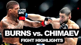 UFC 273: BURNS vs CHIMAEV - FIGHT HIGHLIGHTS | Fight of the Year?