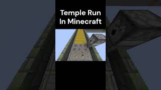 Temple Run In Minecraft #templerun #templerun2 #minecraft #mc #parkour #shorts #fisheye #fishay