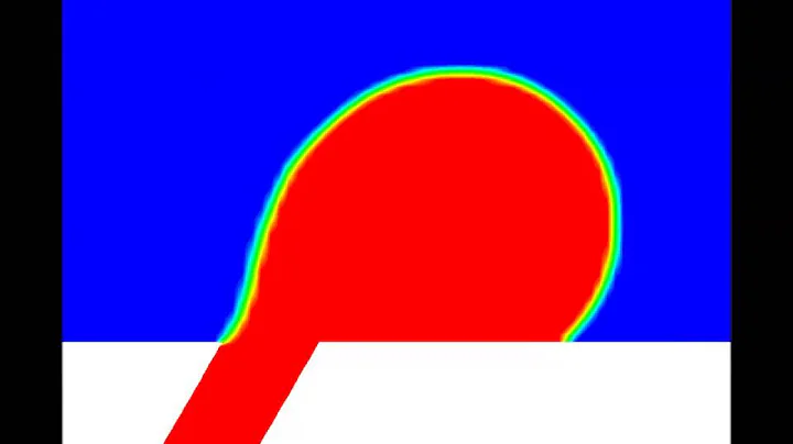 Droplet on an inclined pore under linear shear flow