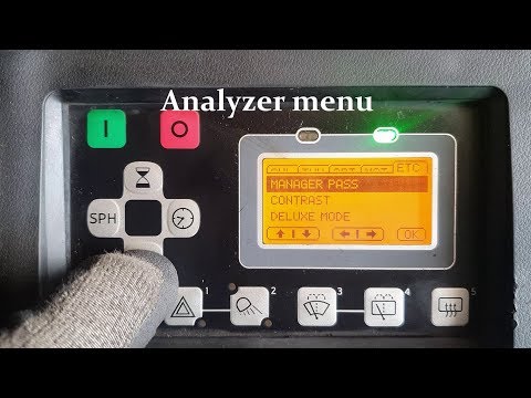 Access to all hidden dashboard menu`s - Toyota 8-FBMKT Forklift