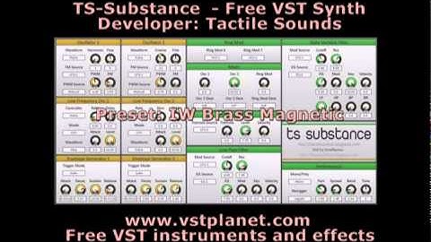 TS-Substance - Free VST synth - vstplanet.com