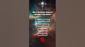 What is the primary weapon of a Harlequin Troupe Master?