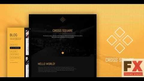Preview CrossSquare - One Page Bootstrap PSD Template TFores