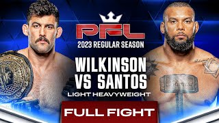 Rob Wilkinson vs Thiago Santos | PFL 1, 2023