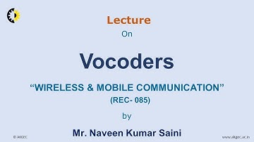 WIRELESS & MOBILE COMMUNICATION LECTURE 10 