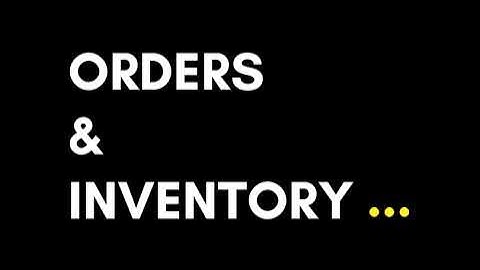 Orders & Inventory on Squarespace