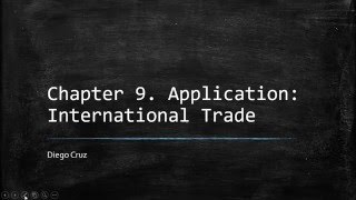 Chapter 9. Application: International Trade. Principle of Economics. Gregory Mankiw