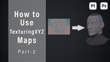 How to use Texturing XYZ Multi-Channel Face Maps | Substance 3d Painter & Photoshop | Part-2