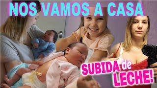 ¡NOS VAMOS A CASA! | SALIDA DEL HOSPITAL TRAS EL PARTO + SUBIDA DE LECHE | Annaisinsta