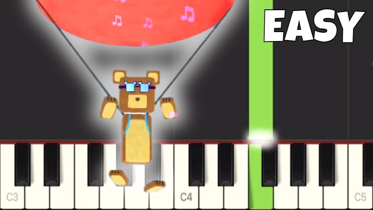 I'm A Bear - EASY Piano Tutorial - Super Bear Adventure