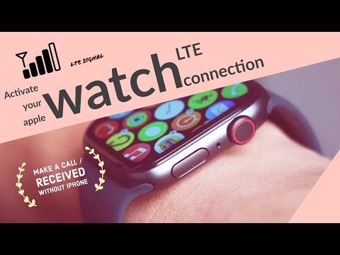 How To Activate eSIM (LTE Connection on your Apple watch ,series 3,4,5,6,7 Cellular Models.