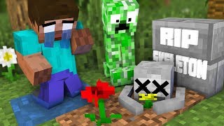 Monster School : RIP Skeleton - Minecraft Animation