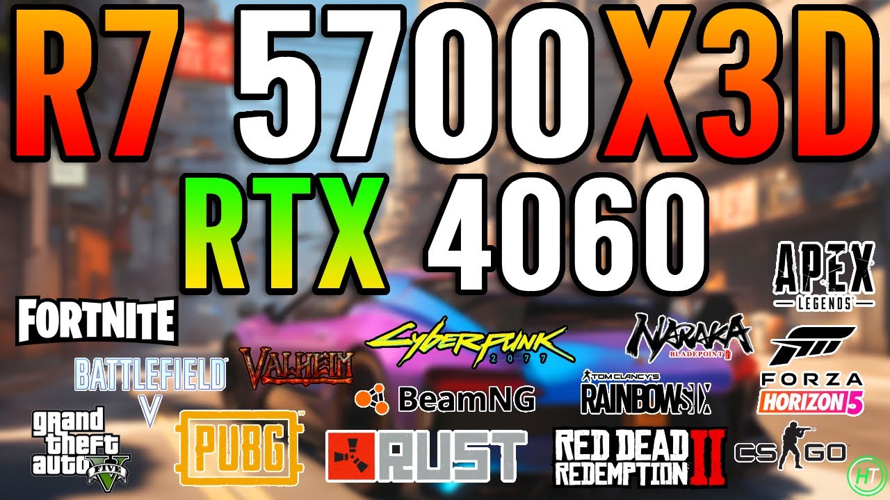Ryzen 7 5700X3D + RTX 4060 - Tested in 14 Games - YouTube