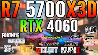 Ryzen 7 5700X3D + RTX 4060 - Tested in 14 Games