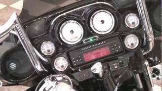 Custom Bars on a 2012 Street Glide (Vivid Black)